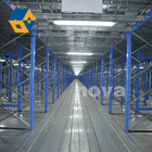 Série azul do assoalho de mezanino do metal da plataforma do armazenamento do armazém multi resistente