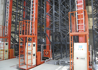 O tubo azul amarelo do armazenamento do OEM automatizou o sistema de armazém AS/RS
