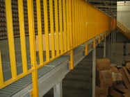 O sótão da construção de aço do armazém submete o multi assoalho de mezanino nivelado da plataforma das escadas